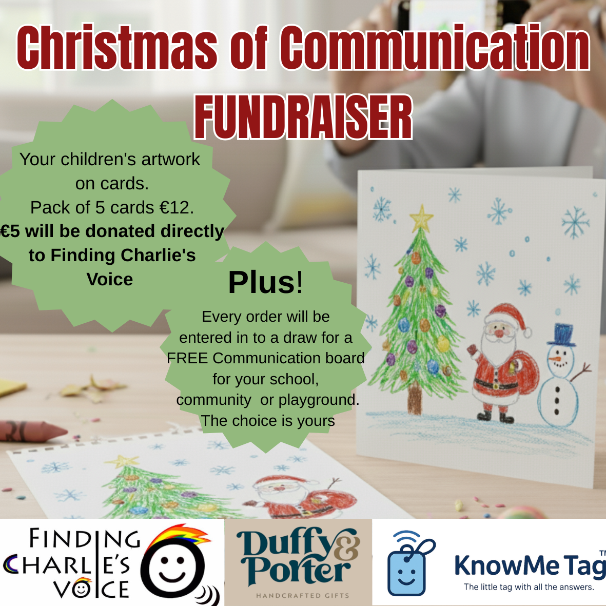 "Designed by them"  Cards Pk 5 FUNDRAISER