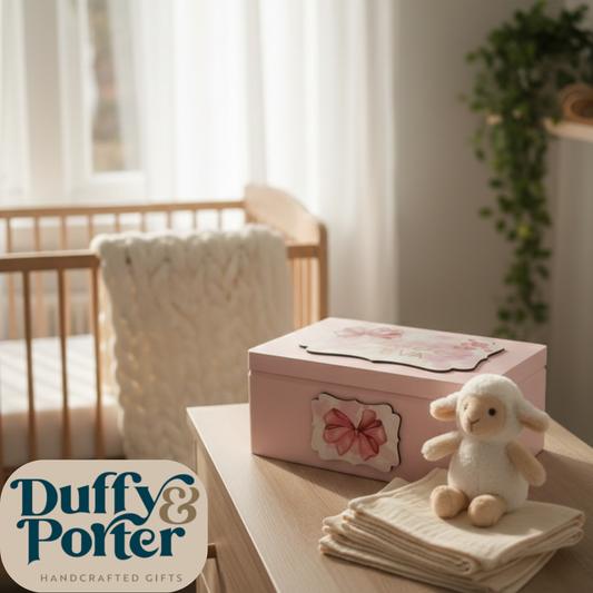 Keepsake Box Olive Bow