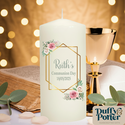"Emily" Communion/ Confirmation Candle