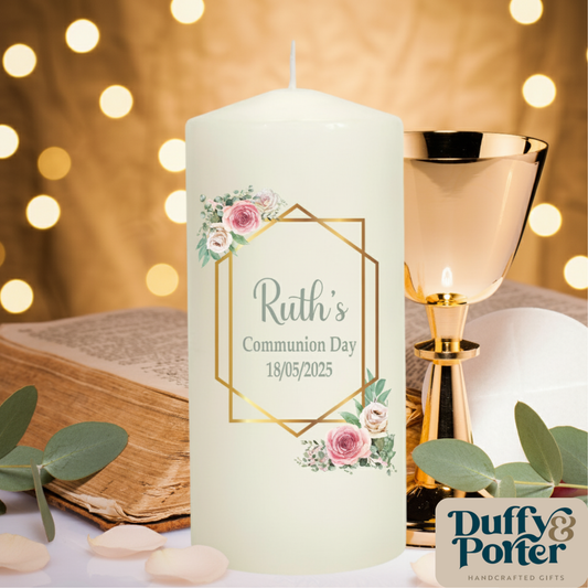 "Emily" Communion/ Confirmation Candle