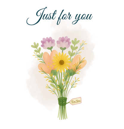 Just for you - Keepsake Card