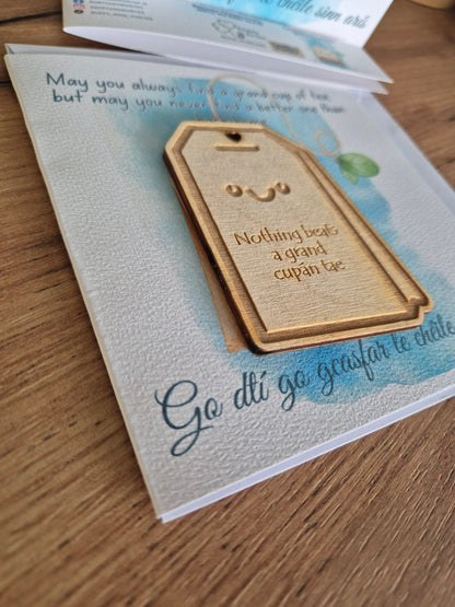 Cupán Tae- until we meet again - Keepsake Card