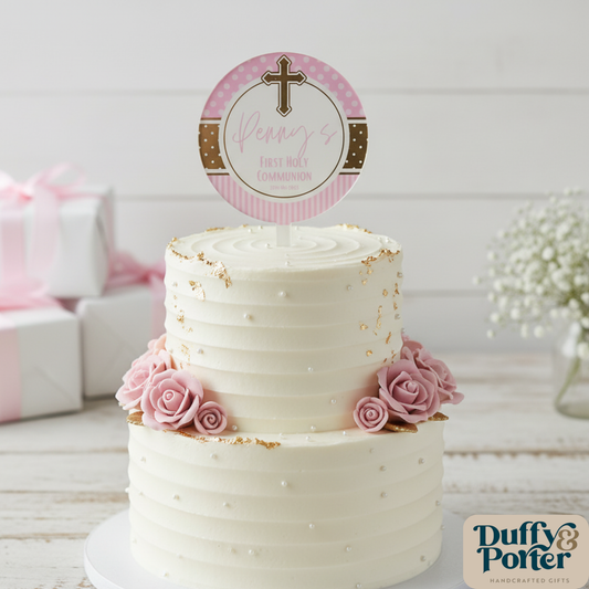 Penny Pink Personalised Cake Topper