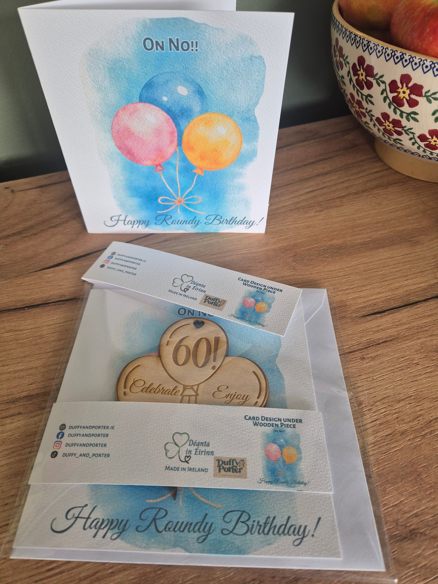 Oh No! 60 birthday - Keepsake Card