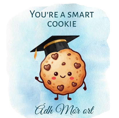 Smart cookie Keepsake good luck card