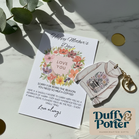 Mama Hoodie Keepsake Keyring