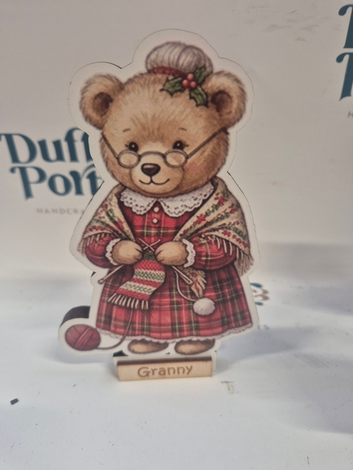 Personalised Teddy Christmas Decoration