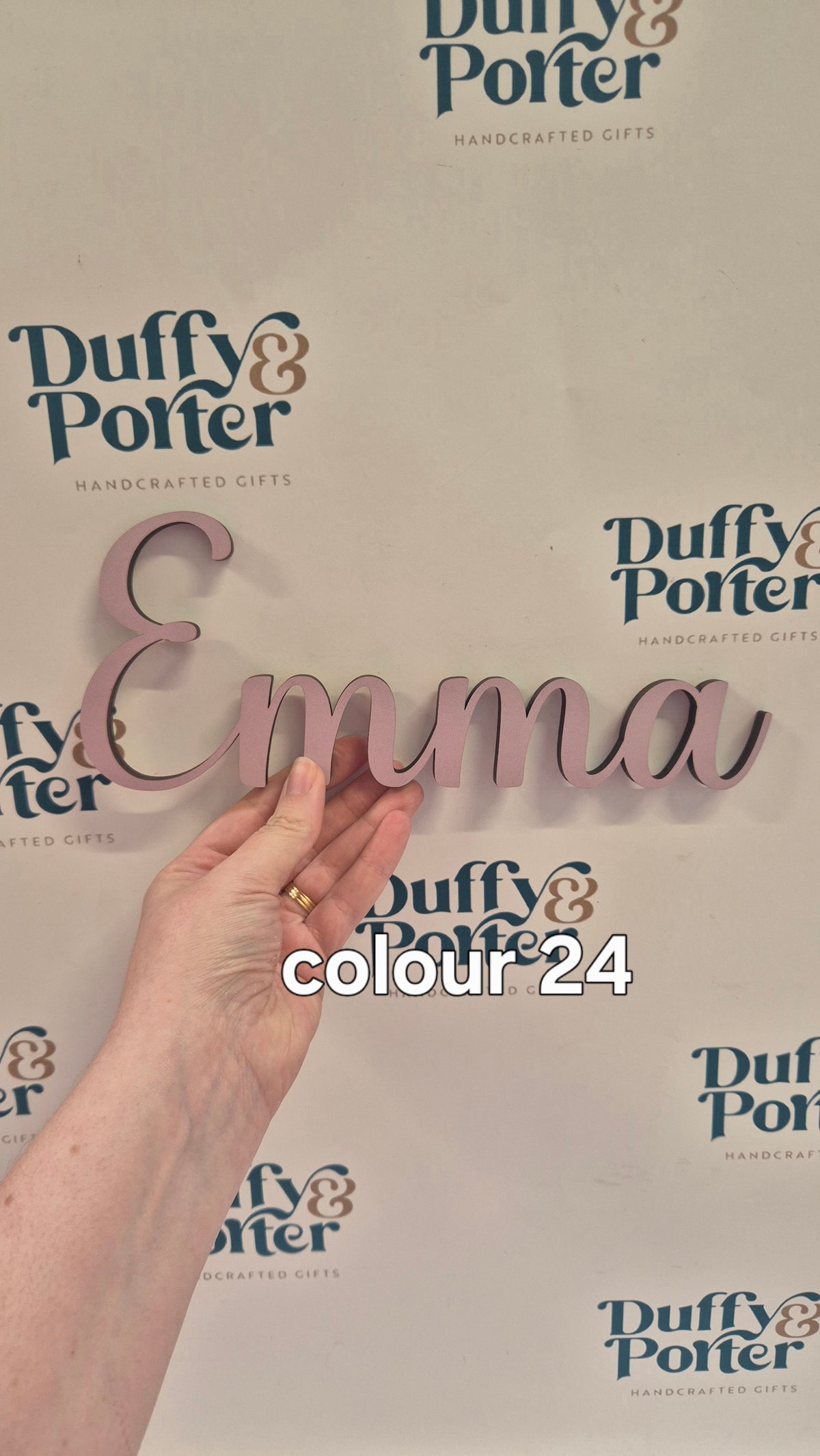 Nursery decor wall name - Script