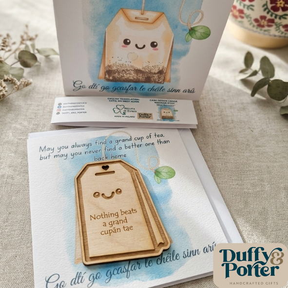 Cupán Tae- until we meet again - Keepsake Card