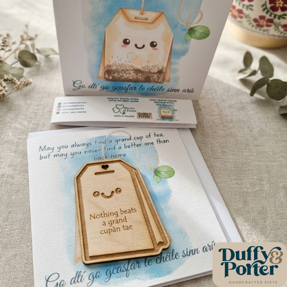 Cupán Tae- until we meet again - Keepsake Card
