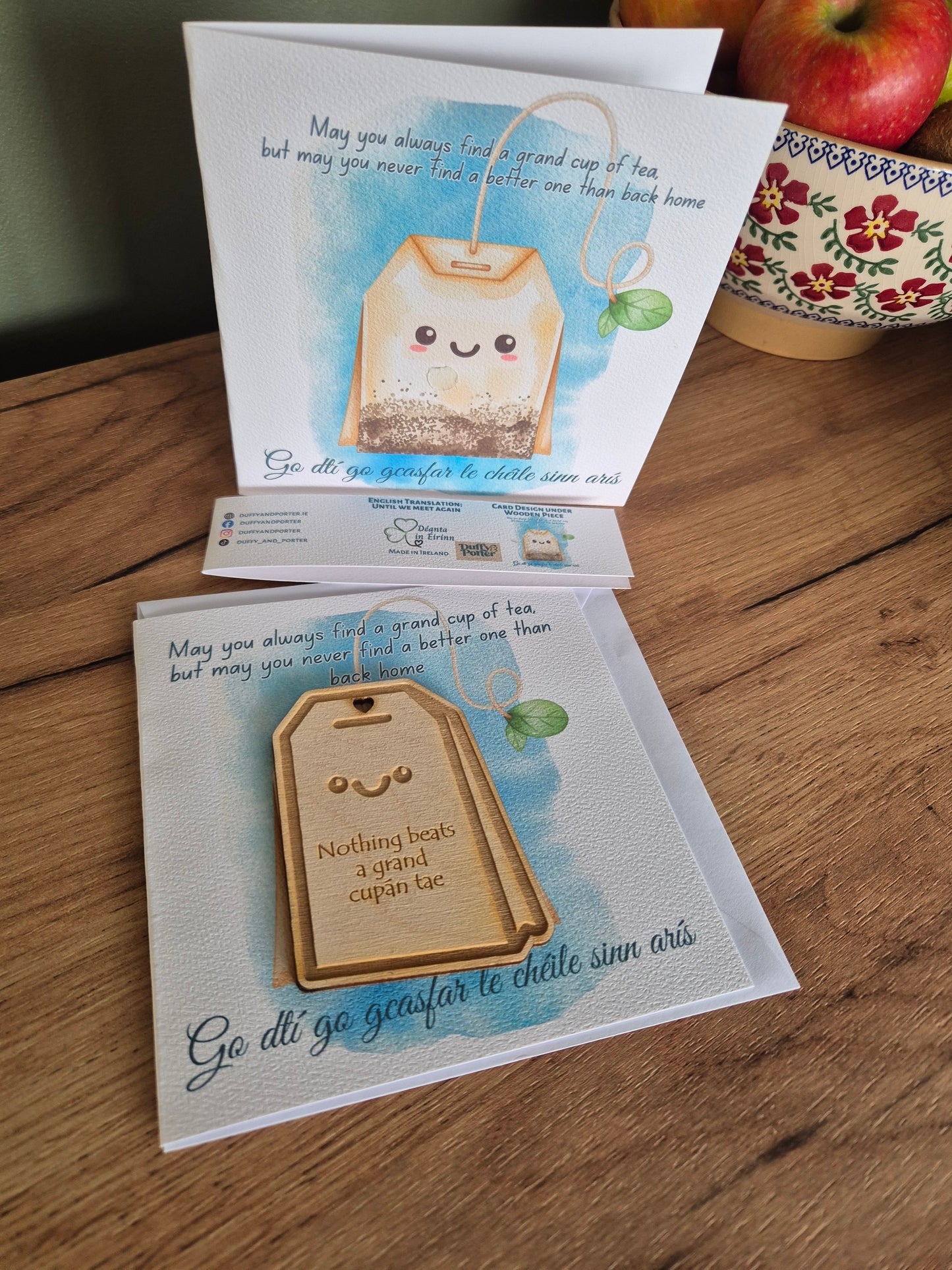 Cupán Tae- until we meet again - Keepsake Card