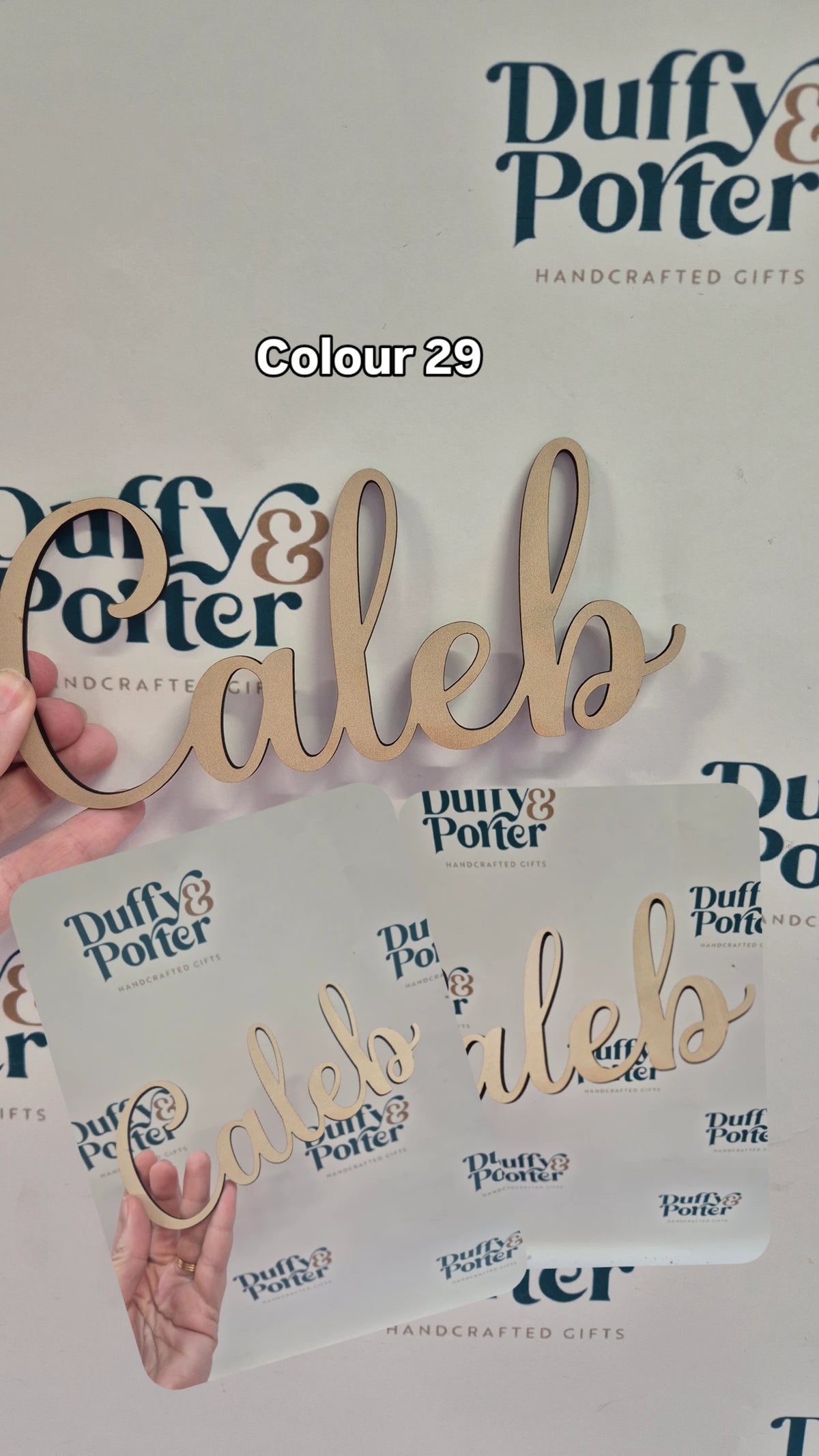 Nursery decor wall name - Script