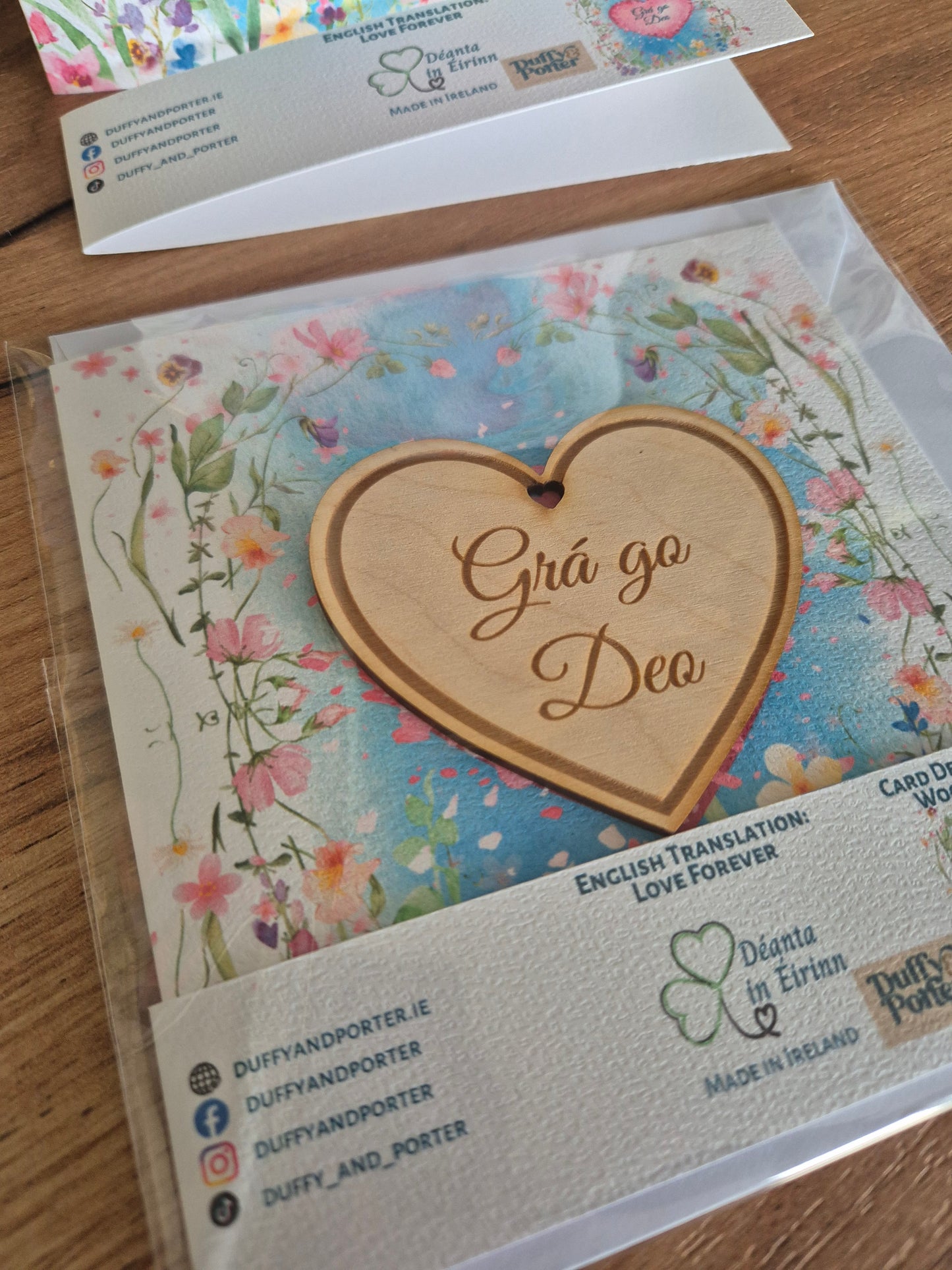 Grá go deo - Keepsake Card