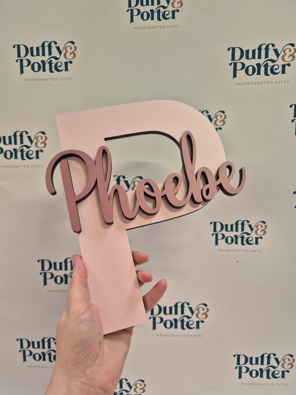 Light pink Initial with Name