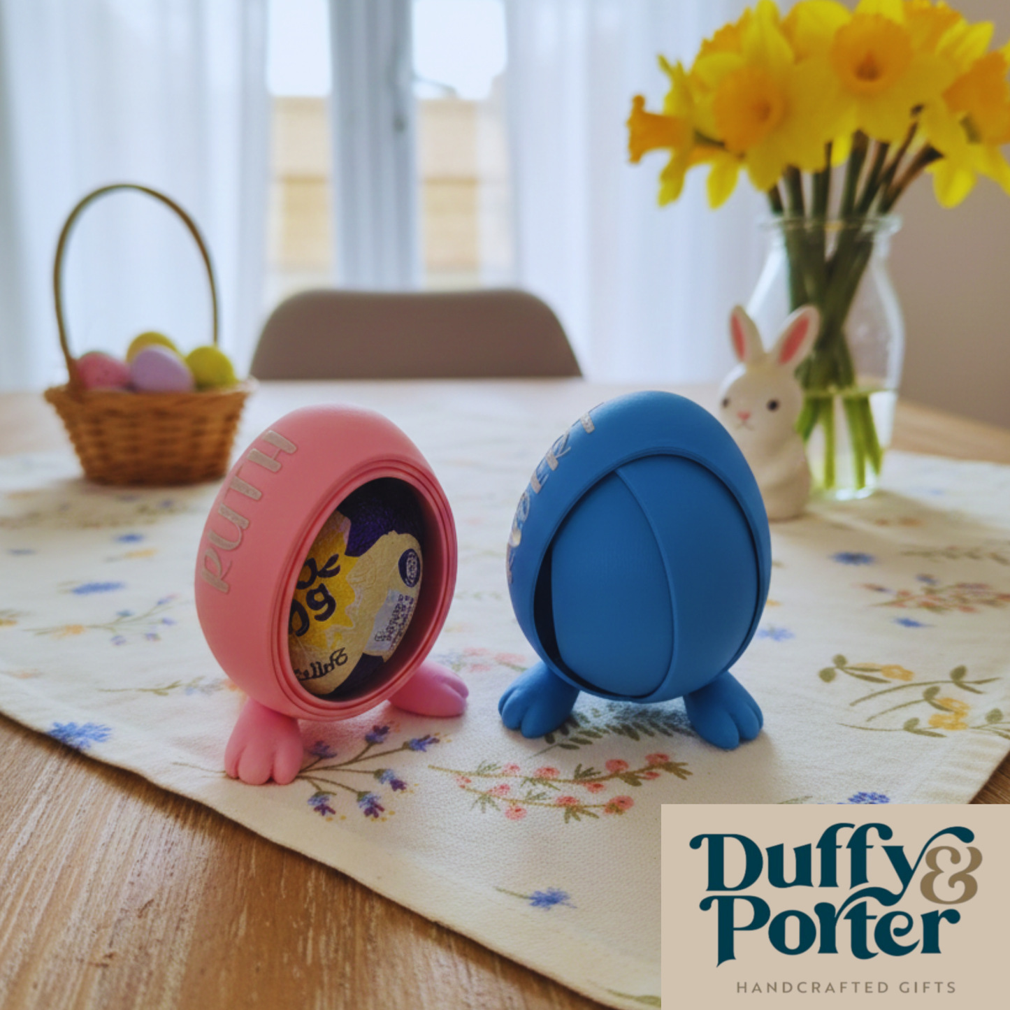 Personalised Egg holder -Bunny feet