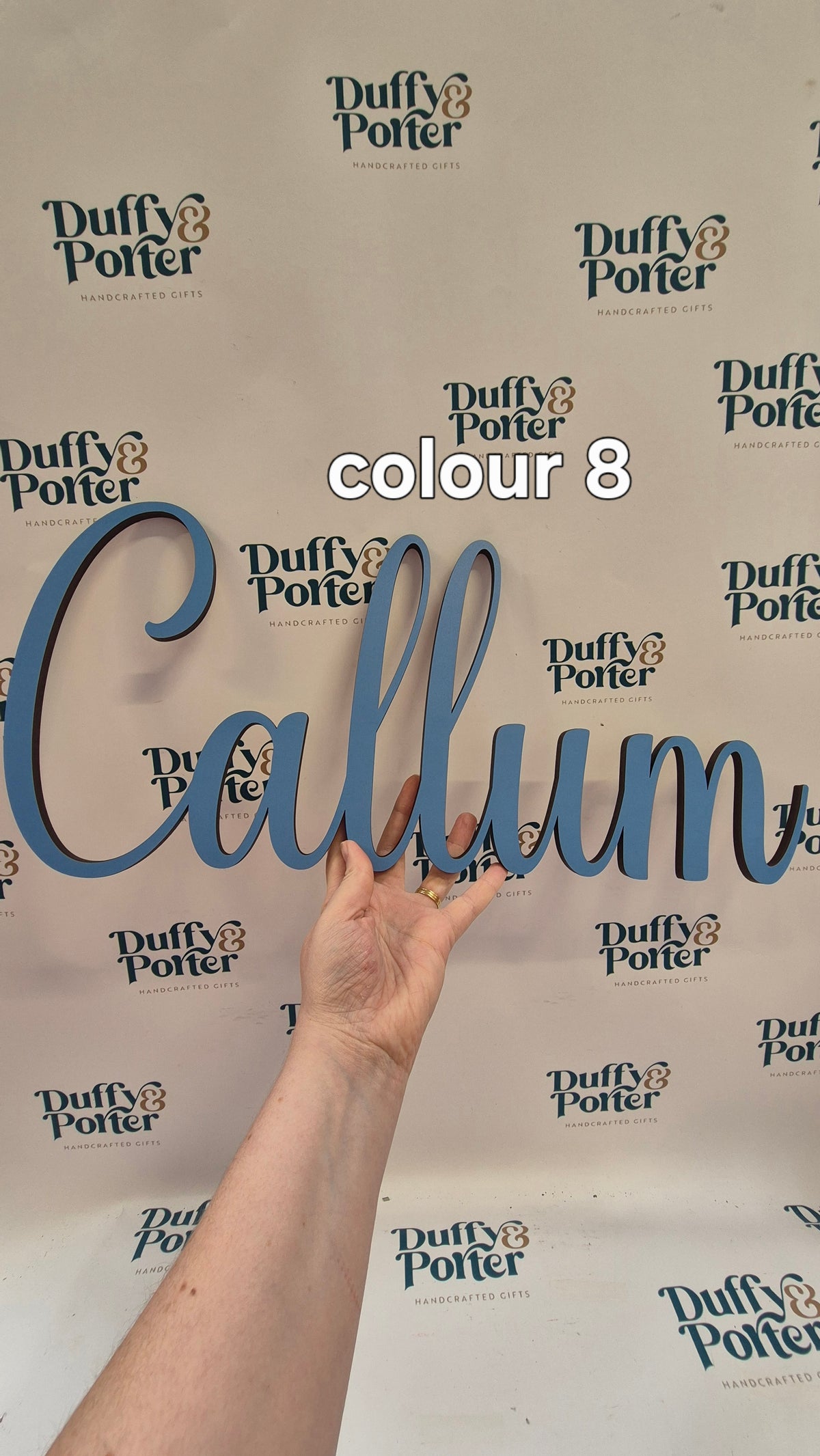Nursery decor wall name - Script