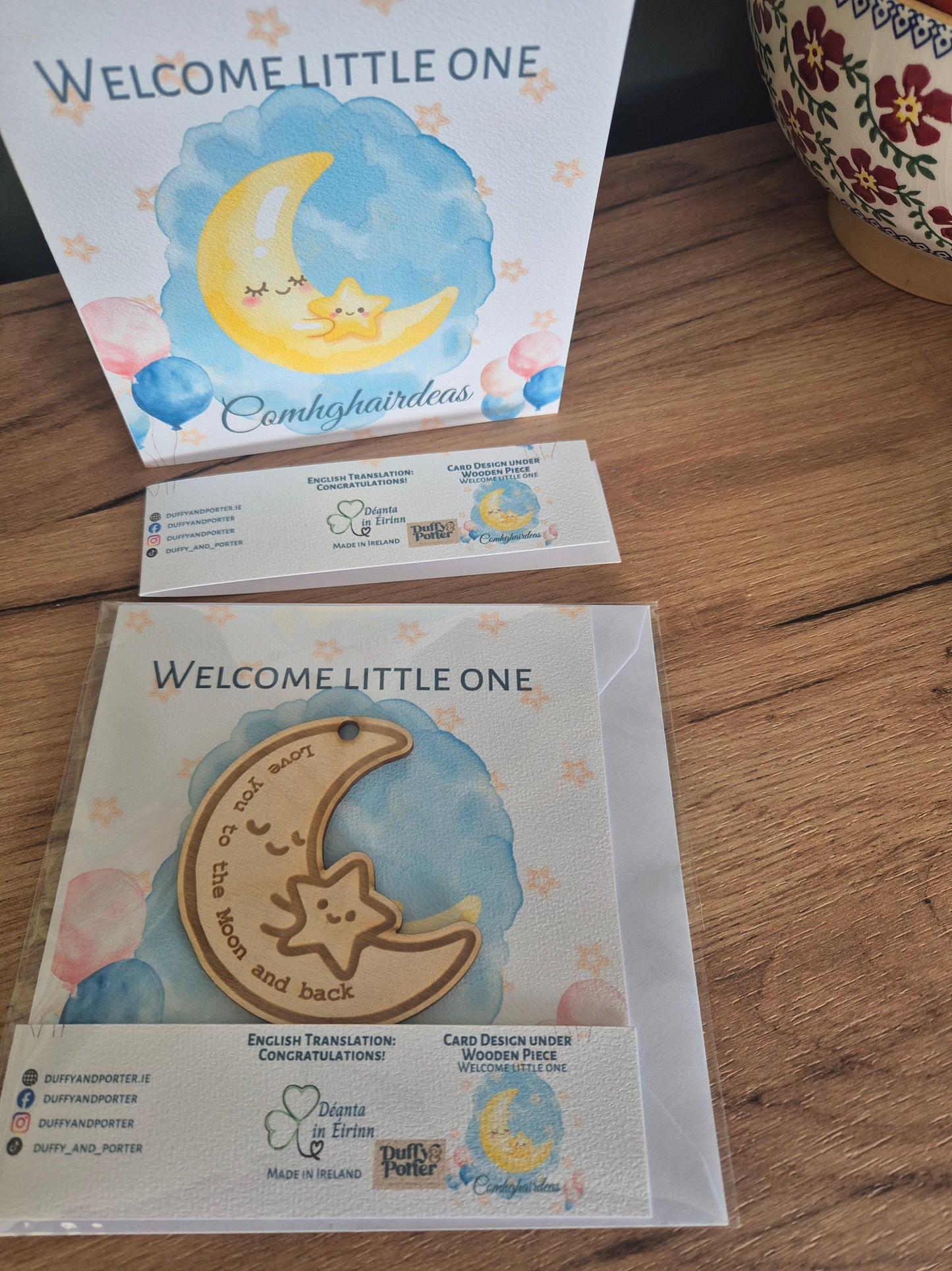 Welcome little one - Keepsake Card