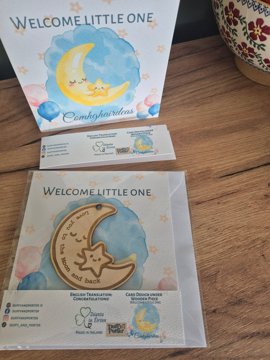 Welcome little one - Keepsake Card