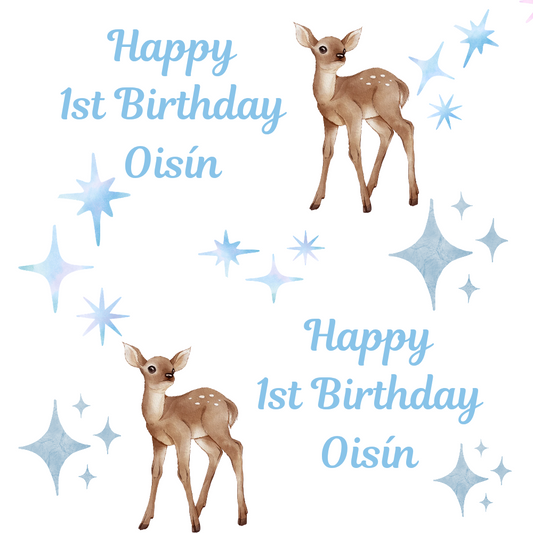 Personalised Eco-Friendly Wrapping Paper - Deer