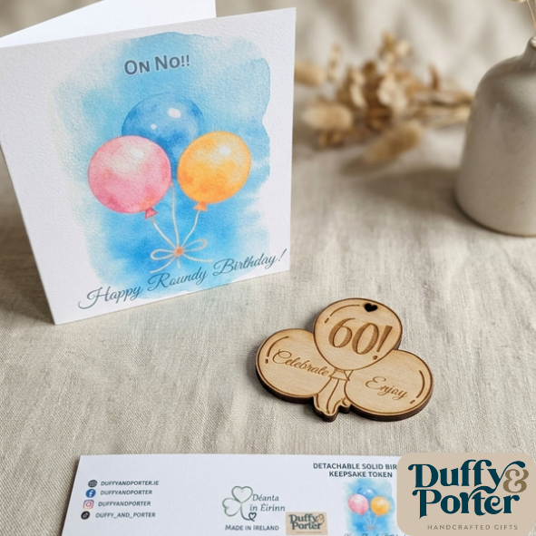 Oh No! 60 birthday - Keepsake Card