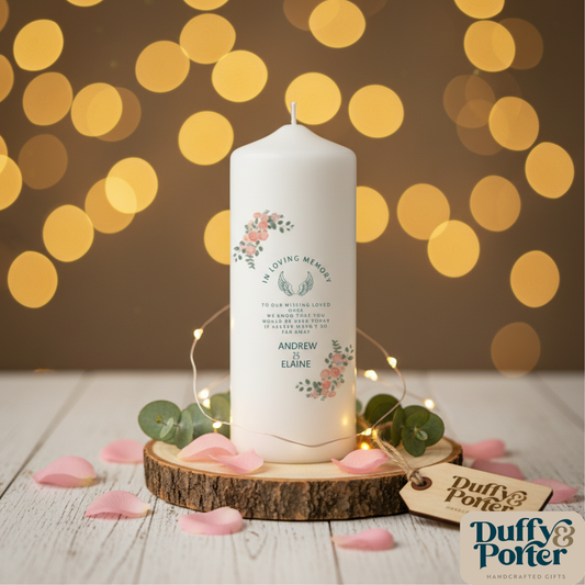 Autumnal Memory Candle Wedding