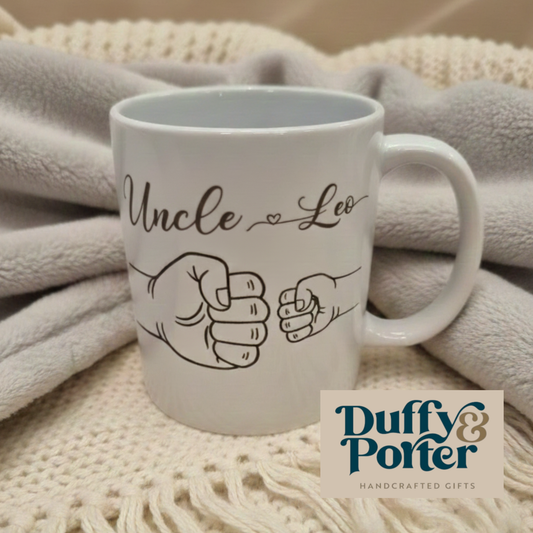 Personalised Uncle Fist Bump Mug