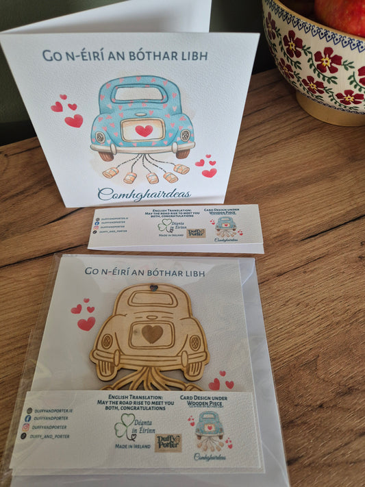 Go Néirí an bother libh - congratulations - Keepsake Card