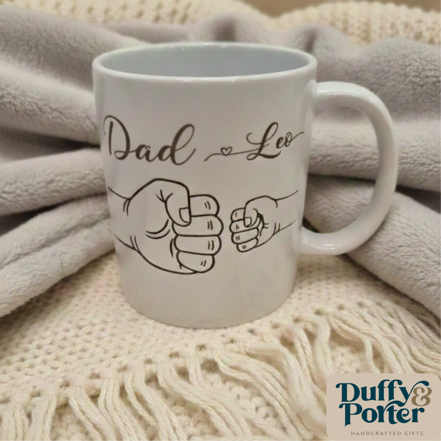Personalised Dad Fist Bump Mug