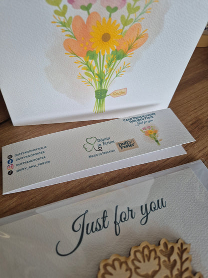 Just for you - Keepsake Card