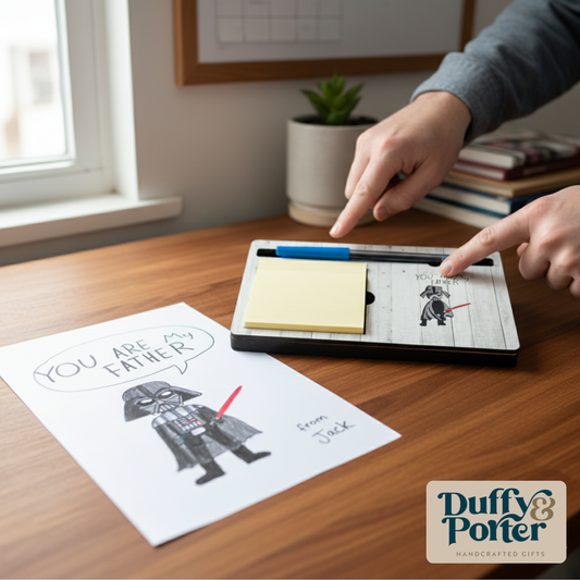 "Designed by them" Note and Pen Block