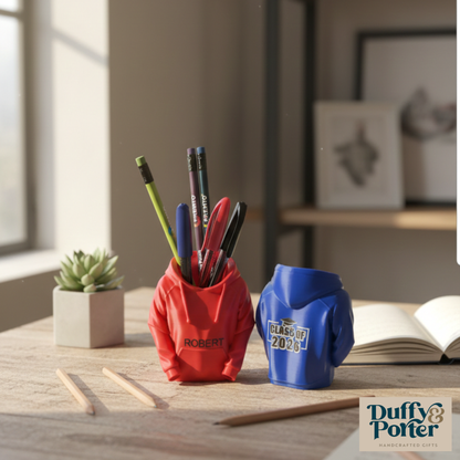 Personalised Confirmation Hoodie Pen Holder – A Keepsake for the Big Day