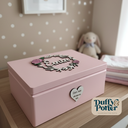 Keepsake Box Detailed Roses
