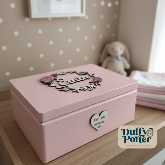 Keepsake Box Detailed Roses