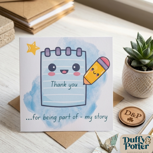 'Part of My Story' Teacher Thank You Card