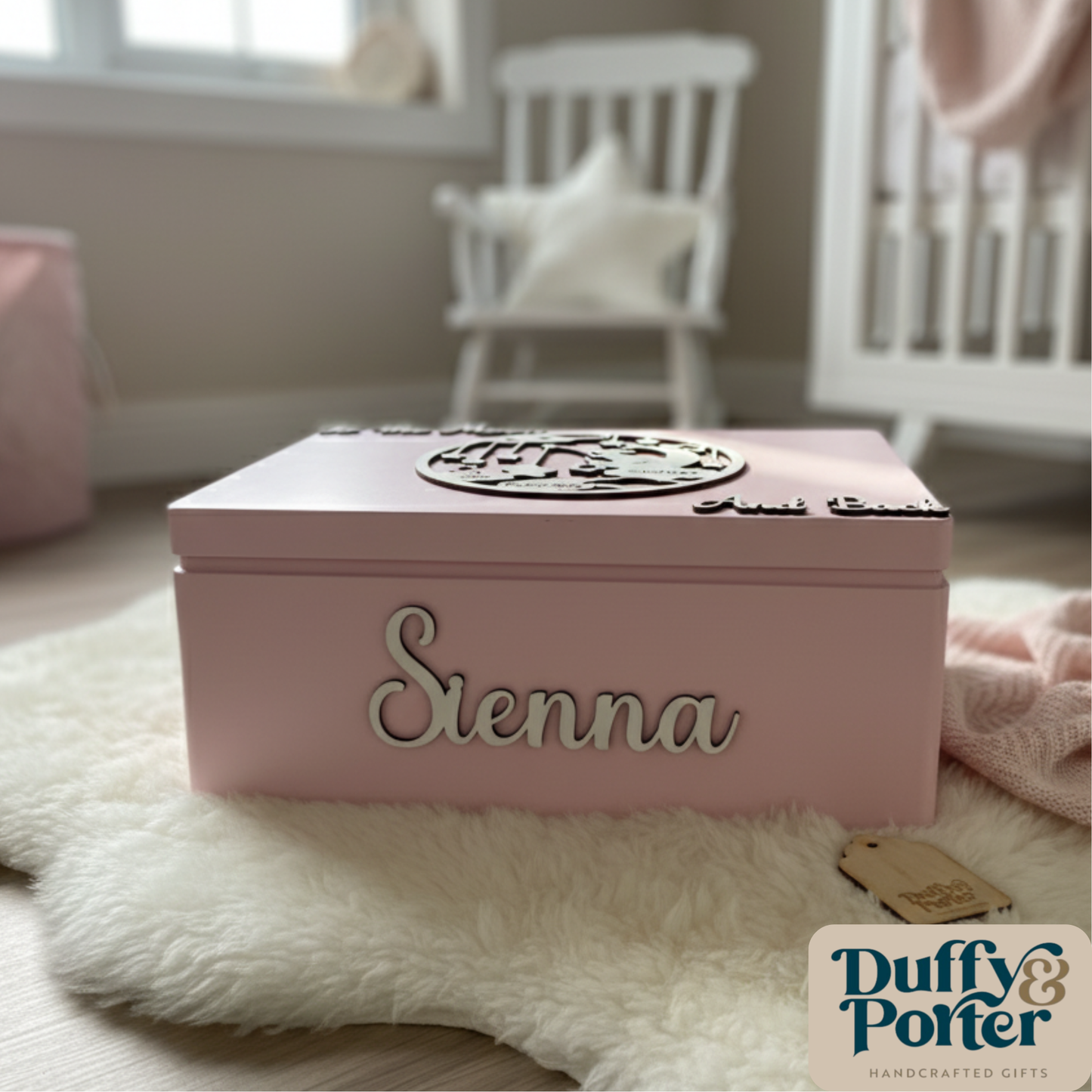 Keepsake Box Moon & Back Baby