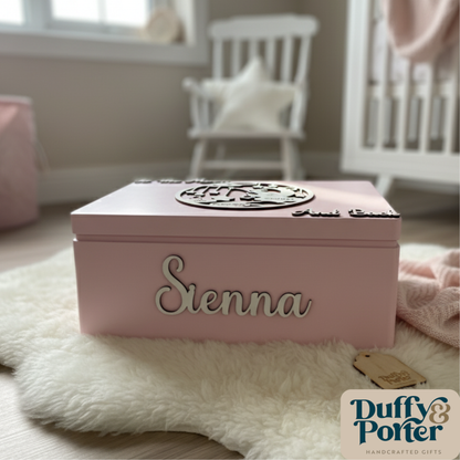 Keepsake Box Moon & Back Baby