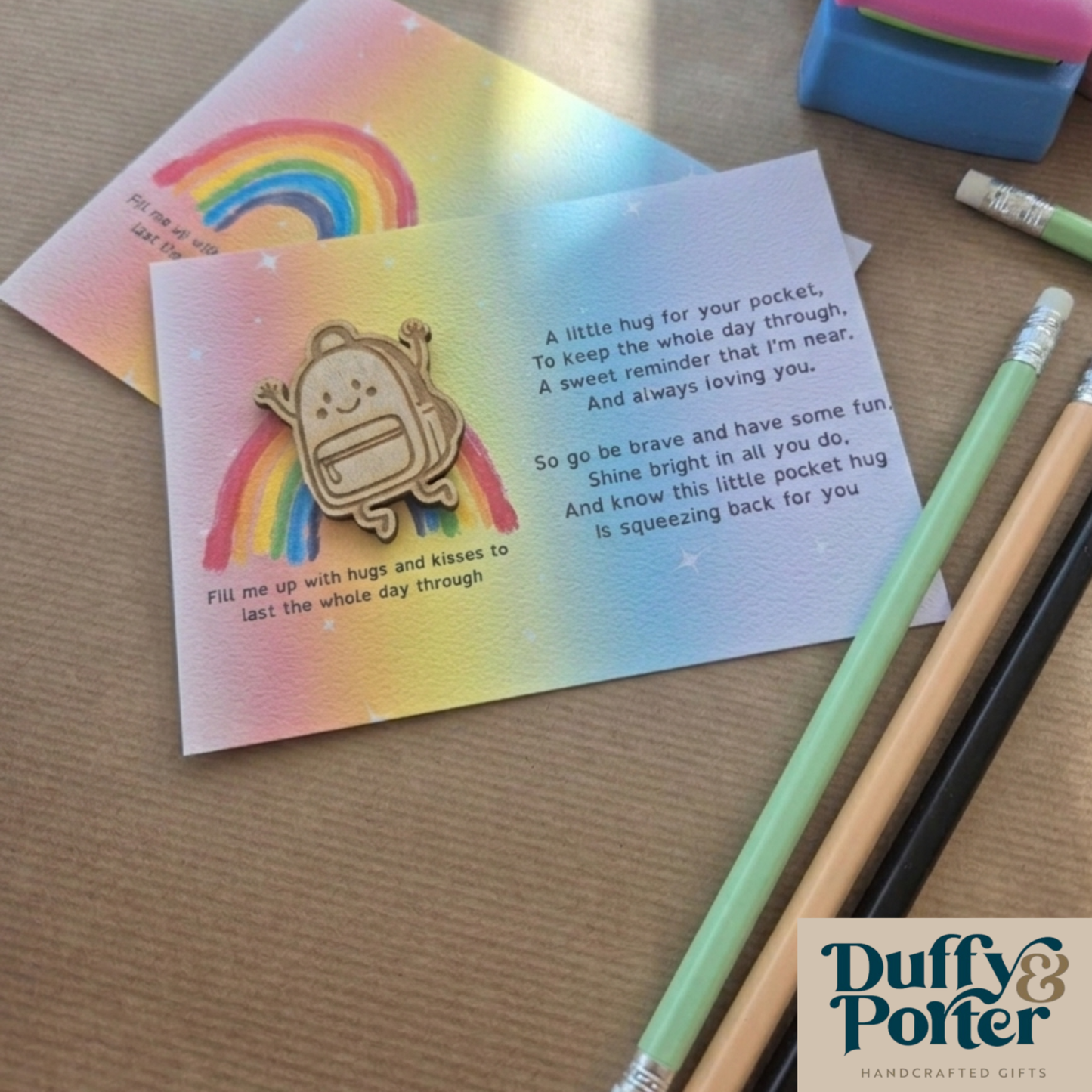 Little Pocket Hug Back to School Token – The Perfect First Day at School Gift