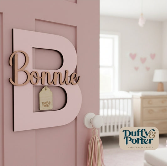 Light pink Initial with Name