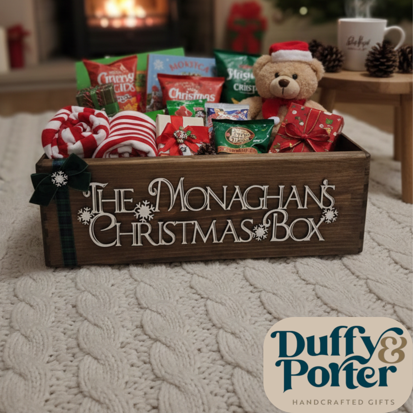 Stained Luxury Christmas Crate