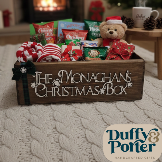 Stained Luxury Christmas Crate