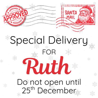 Personalised Christmas "Special Delivery" Wrapping Paper | Eco-Friendly Gift Wrap Ireland