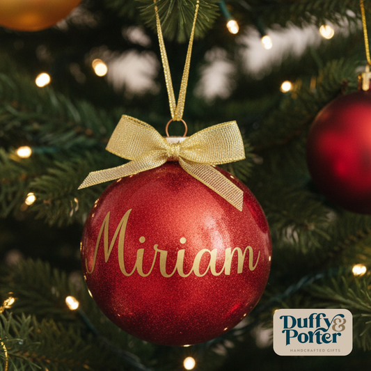 Christmas Tree Decoration Miriam Glitter effect